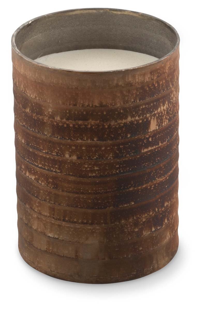 Small Divit Paraffin Wax Filled Etched Glass Candle Holder-abc