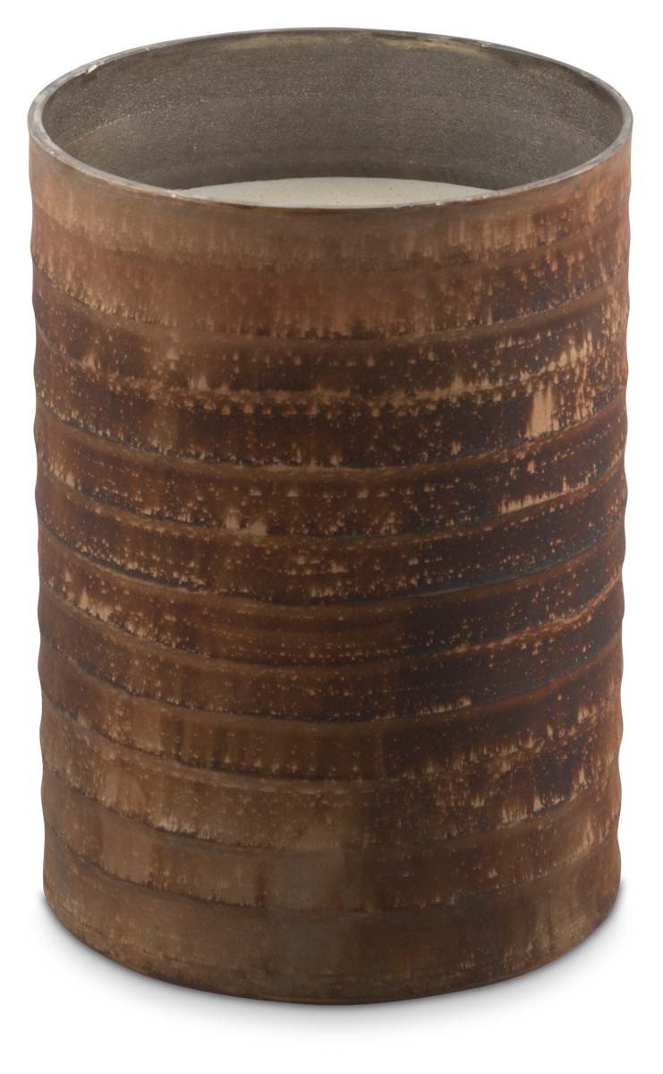 Small Divit Paraffin Wax Filled Etched Glass Candle Holder-abc