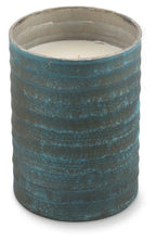 Small Eshan Paraffin Wax Filled Etched Glass Candle Holder-abc