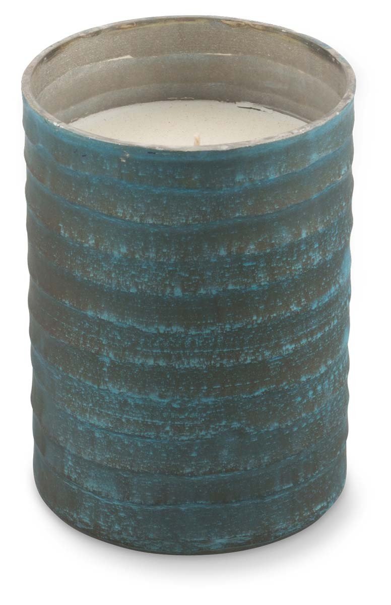 Small Eshan Paraffin Wax Filled Etched Glass Candle Holder-abc