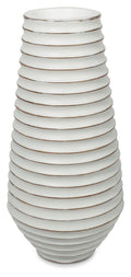 Maui Ribbed Resin Planter Medium-abc