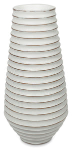 Maui Ribbed Resin Planter Medium-abc