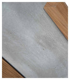 Round Concrete Planter on Wooden Oak Stand Small-abc