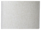 Medium Swirl Ceramic Lamp with Fabric Shade - Terracotta/Natural-abc