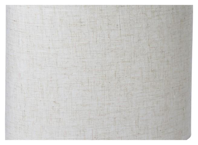 Medium Swirl Ceramic Lamp with Fabric Shade - Terracotta/Natural-abc