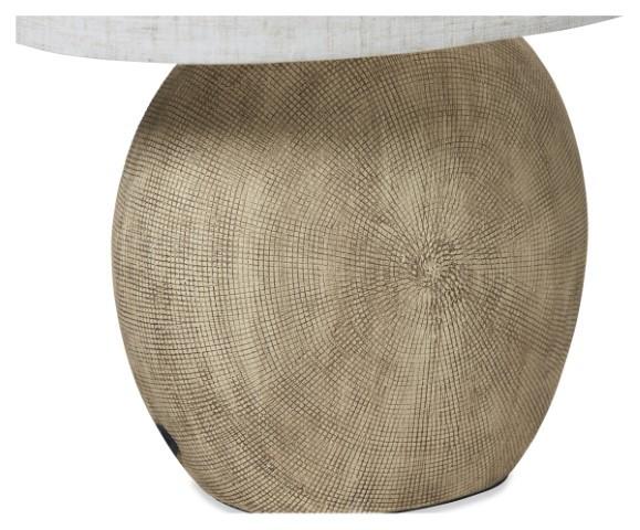 Medium Swirl Ceramic Lamp with Fabric Shade - Terracotta/Natural-abc