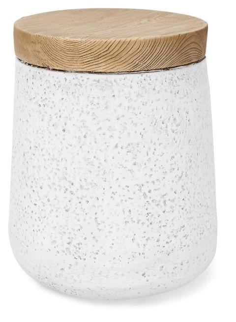 Venice Indoor/Outdoor Faux Wood Stool - Light Oak/Raw Natural-abc