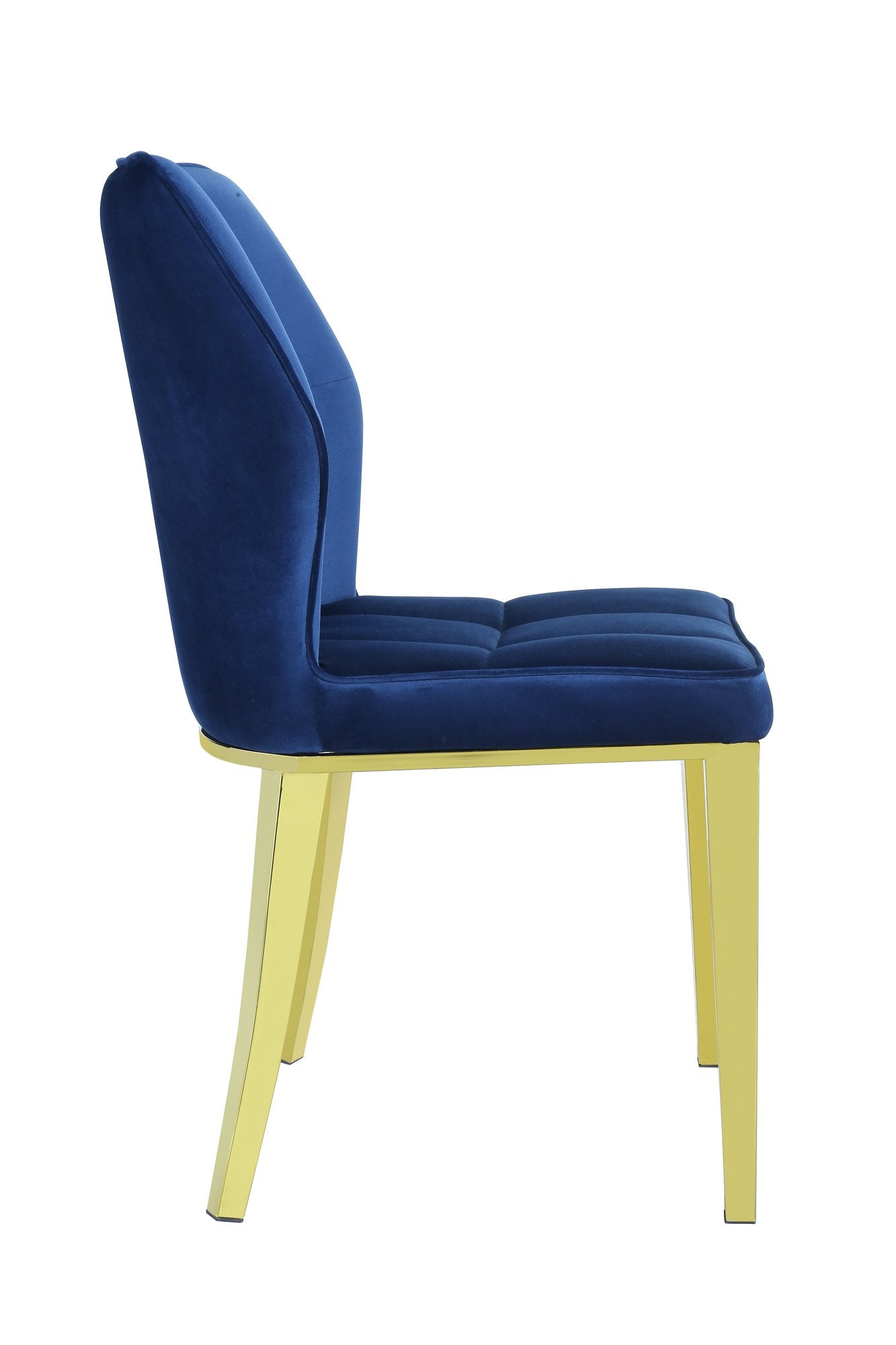 Ghibli Dining Chair Gold/Navy (Set of 2)-abc