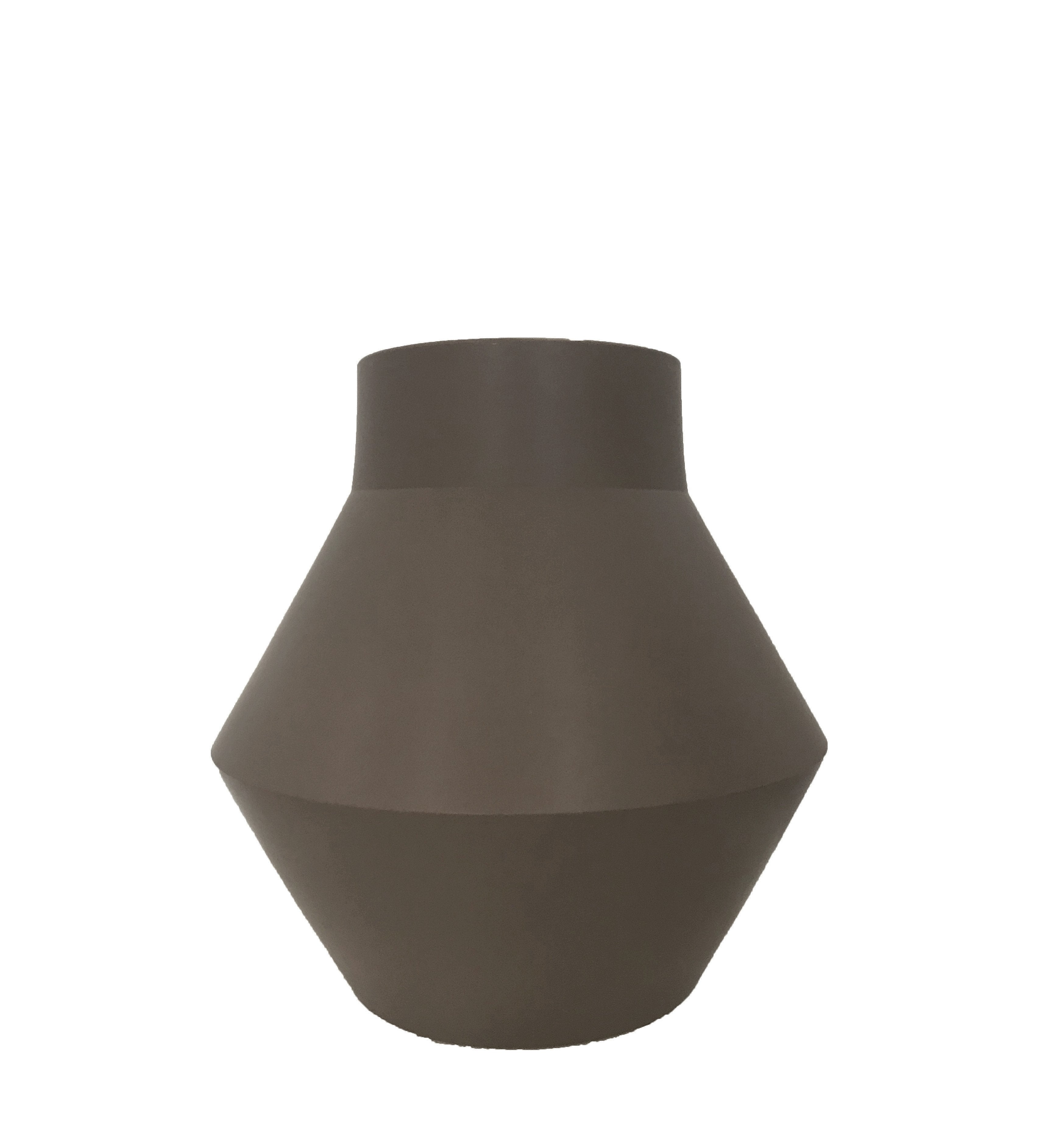Zulu Vase Small - Cocoa-abc