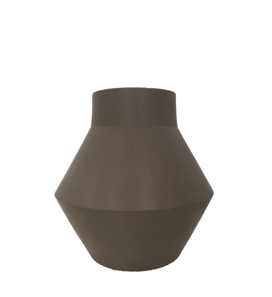 Zulu Vase Small - Cocoa-abc