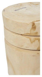 Neve Wood Stool/Planter Extra Large - Natural-abc