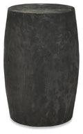 Jayapura Small Wood Stool - Black-abc