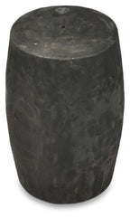 Jayapura Small Wood Stool - Black-abc