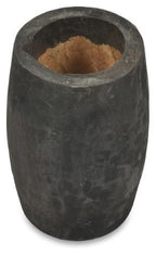 Jayapura Small Wood Stool - Black-abc