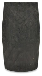 Jayapura Large Wood Stool - Black-abc
