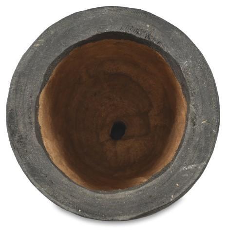 Jayapura Large Wood Stool - Black-abc