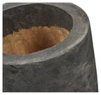 Jayapura Large Wood Stool - Black-abc
