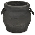 Rope Handle Wood Planter - Med-abc