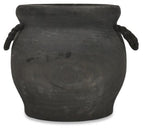 Rope Handle Wood Planter - Med-abc