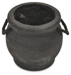 Rope Handle Wood Planter - Med-abc