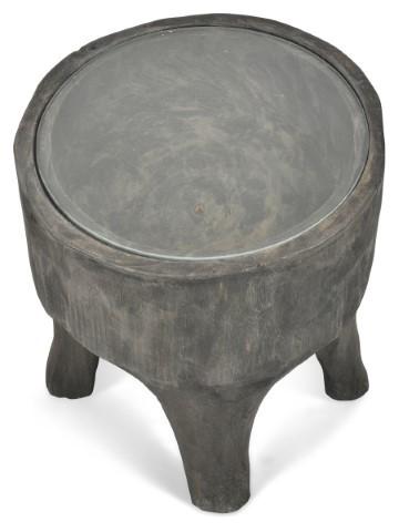 Jimbaran Wood Glass Top Side Table-abc